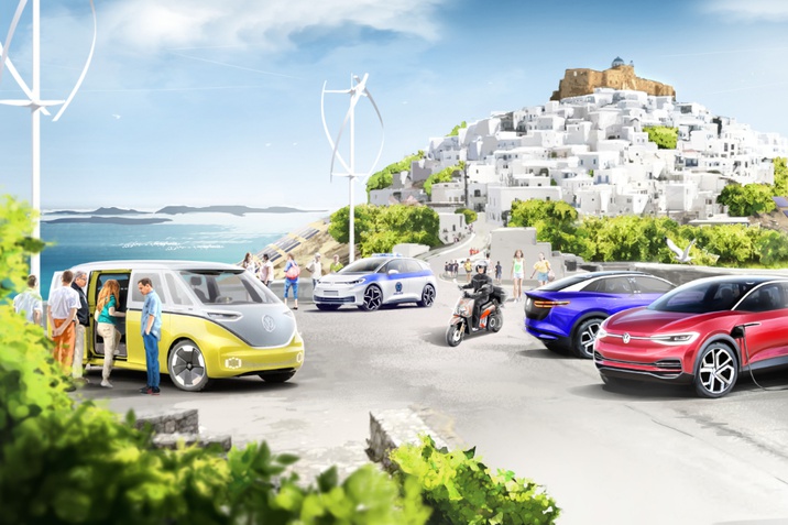A Volkswagen-csoport és Görögország minta szigetet hoz létre a klíma-semleges mobilitás megteremtésére